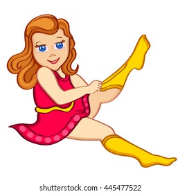 Girl Sitting 2