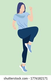 Girl with a skateboard Girl on a skateboard  Sport Girl Sport Woman Vector Stock Illustrations Fitness girls Fitness  woman
