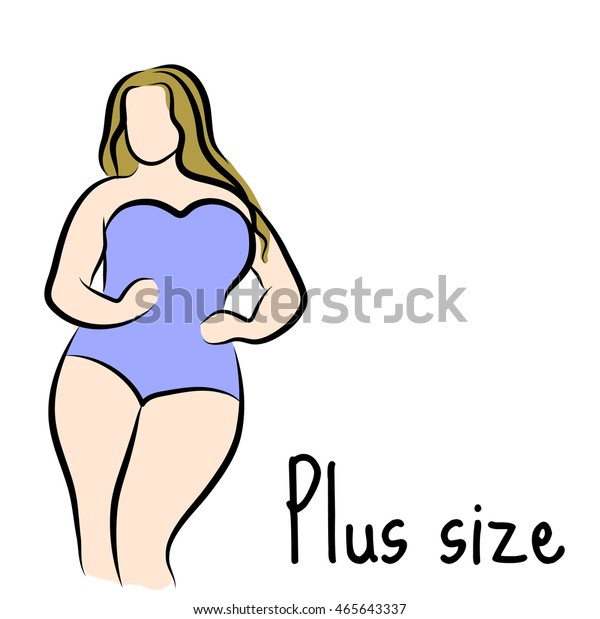 plus size model sketch