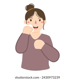 Girl with Skincare Cream illustration
