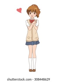 girl smile