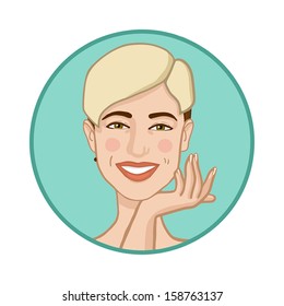girl smiling