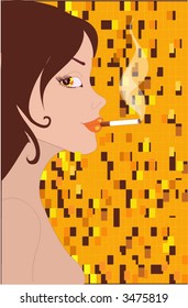GIRL IN SMOKE