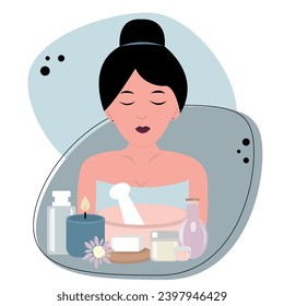 the girl at the spa