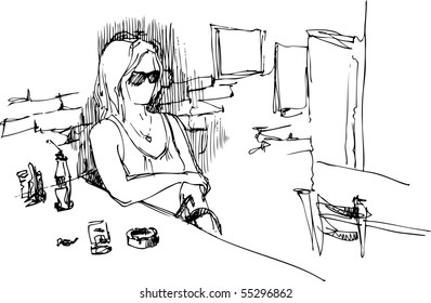 girl spectacled