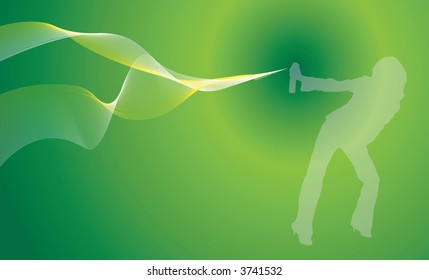 Mädchen mit Spray