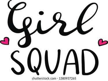 Girl squad desing for T-shirt