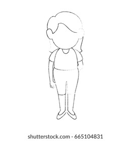 girl stand up