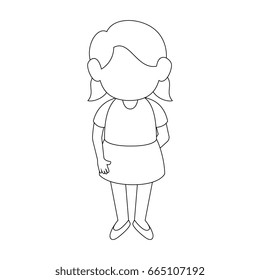 girl stand up