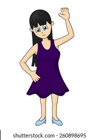Girl stand alone