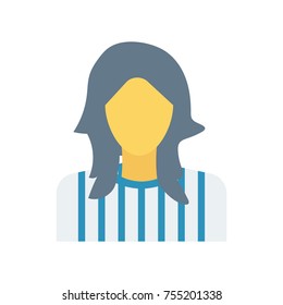  girl sticker icon