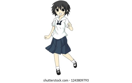 Girl student Cute