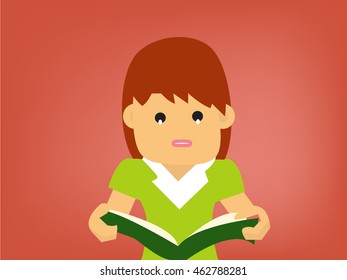 girl studying