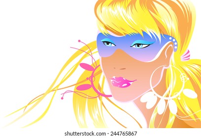 girl and summer