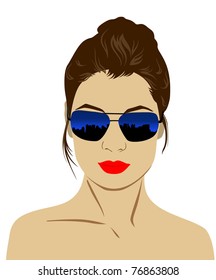 girl in sunglasses