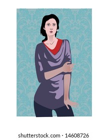 girl in sweater