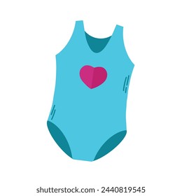 Girl swim suit  icon clipart avatar isolated vector illustration