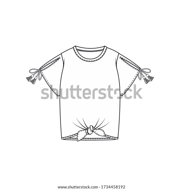 girl shirts drawing