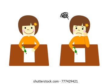 Girl to take the test