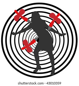 girl as a target