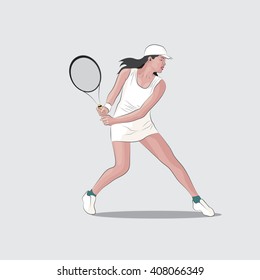 girl tennis player