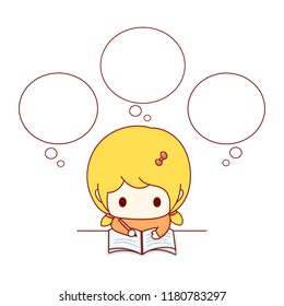 The girl is thinking.