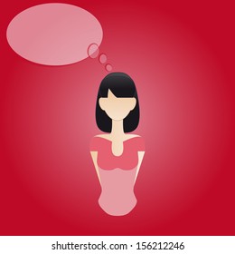 Girl thinking