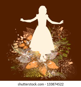 girl Thumbelina