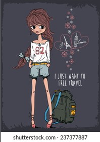 girl and travel