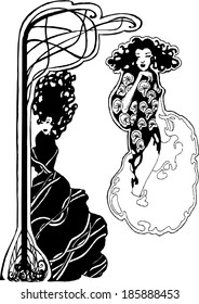 Girl and tree
