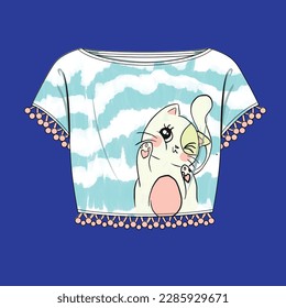 Girl tshirt design. Fashion and more