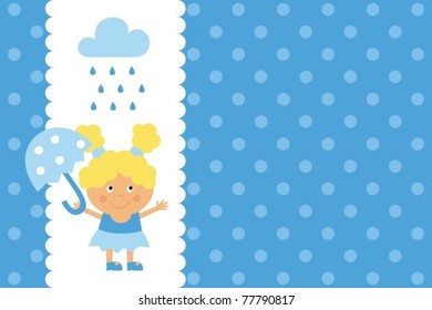Girl with umbrella