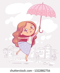 24,740 Little Girl Umbrella Images, Stock Photos & Vectors 