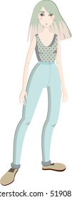 Girl vector