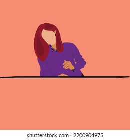 Girl vector art commercial use