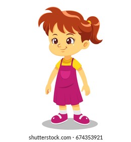 Girl Vector Cartoon.