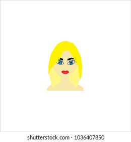 girl vector icon