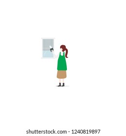 Girl vector icon
