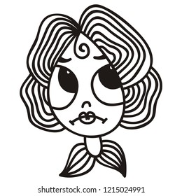 Girl. Vector illustration