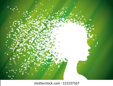 Girl. Vector illustration