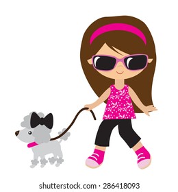 Girl vector illustration
