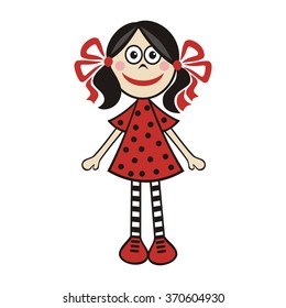 Girl vector illustration