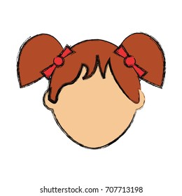 girl  vector illustration