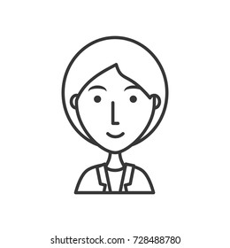 girl  vector illustration