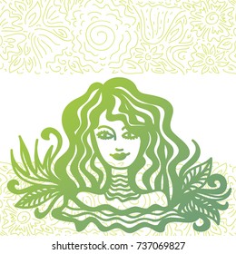 Girl. Vector illustration.