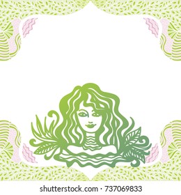 Girl. Vector illustration.