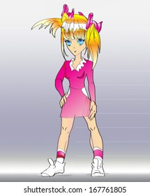 girl vector sport
