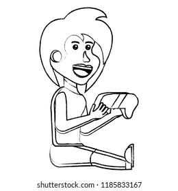 girl and videogames design