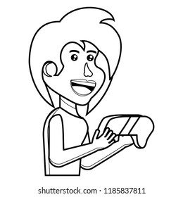 girl and videogames design