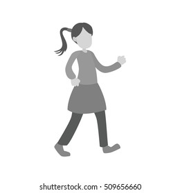 Girl Walking